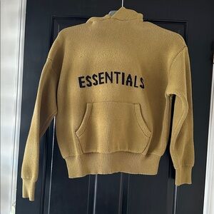 Essentials knit hoodie